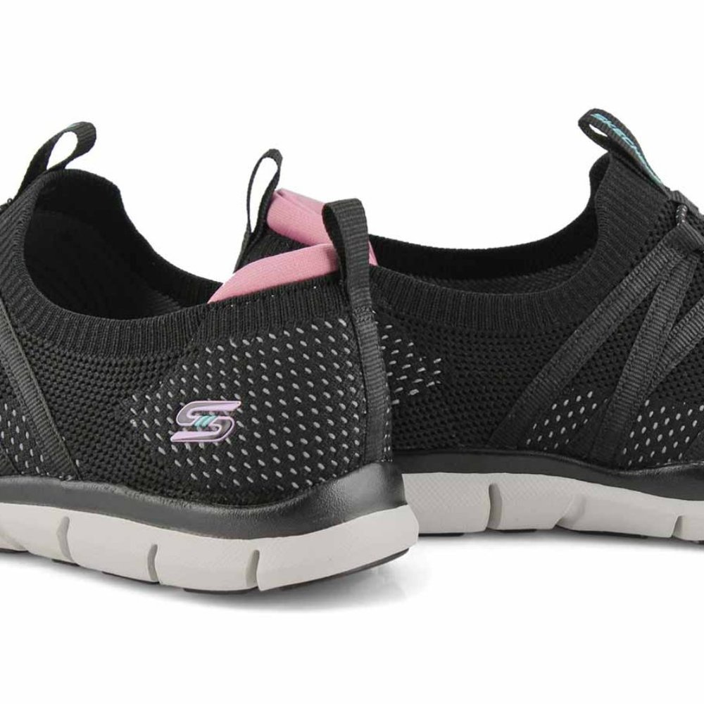 SKECHERS Slip on STRETCH FIT sneakers womens performance walking training shoes - Picture 2 of 2